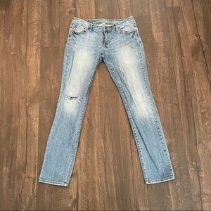 Bullhead Hermosa Distressed Super Skinny Jeans